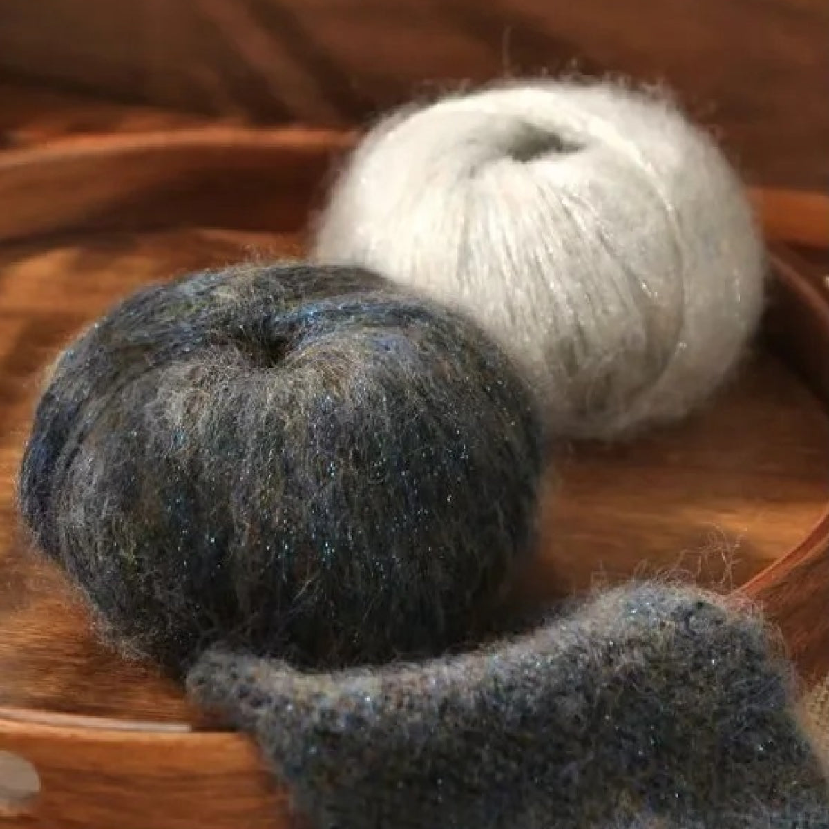 Sea Mohair（シーモヘア）25g ｜アルパカ50%×モヘア50%｜ふんわり軽やか｜引き揃え糸・透け感ニット・マフラー作り｜韓国ファッション｜全20色