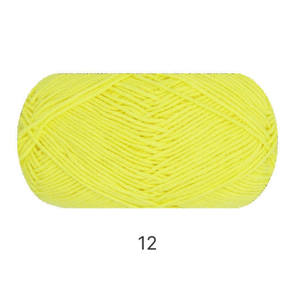 Premium Combed Cotton Lite（プレミアム・コーマコットン・ライト）40g｜高品質4ply｜軽やかで滑らかな編み心地｜推し活にぴったり｜初心者にもおすすめ｜全67色　
