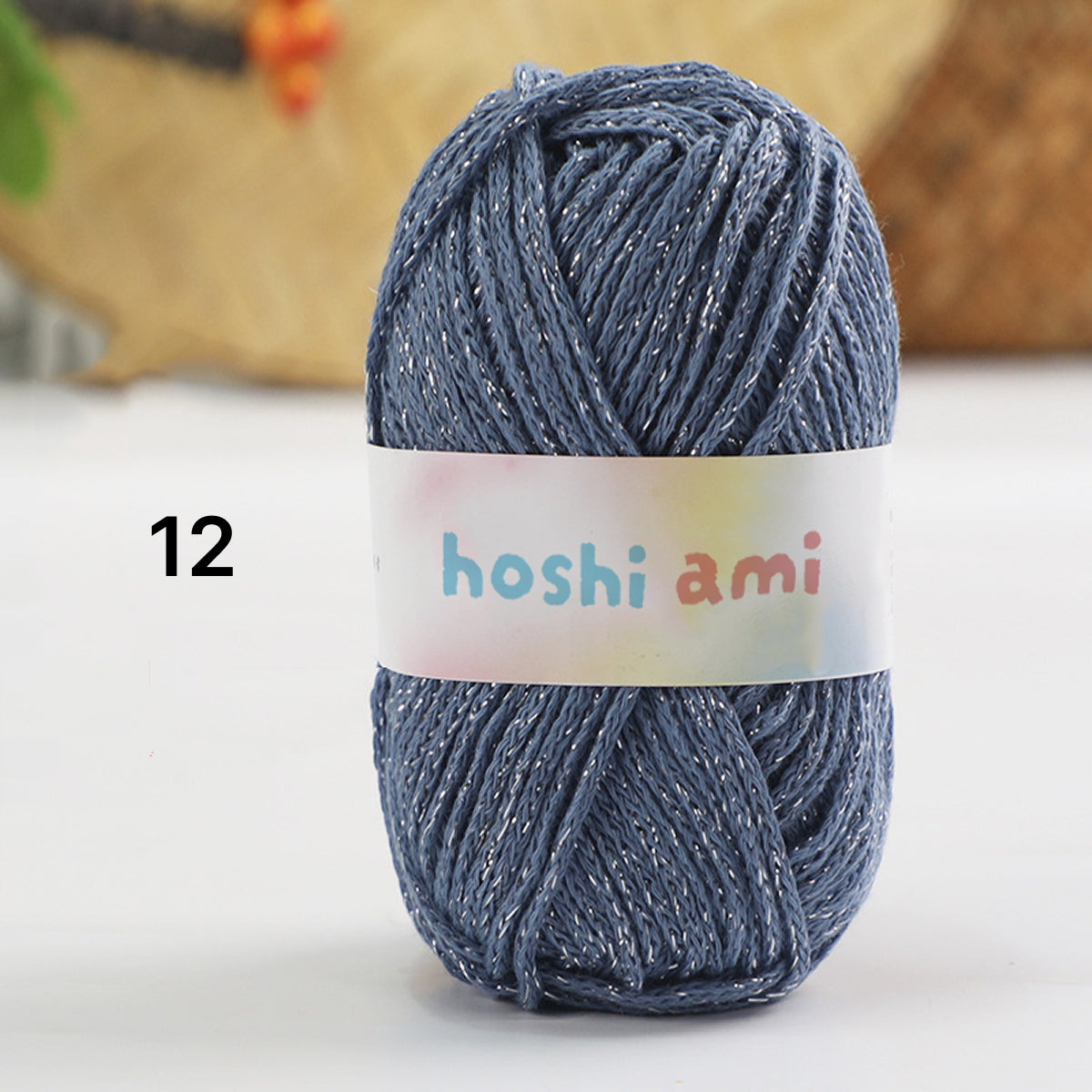 Starlight Lame Cotton（スターライト・ラメコットン）50g｜ふんわりコットン×きらめく銀糸｜バッグ・帽子・韓国風小物に｜高見えデザイン｜全29色