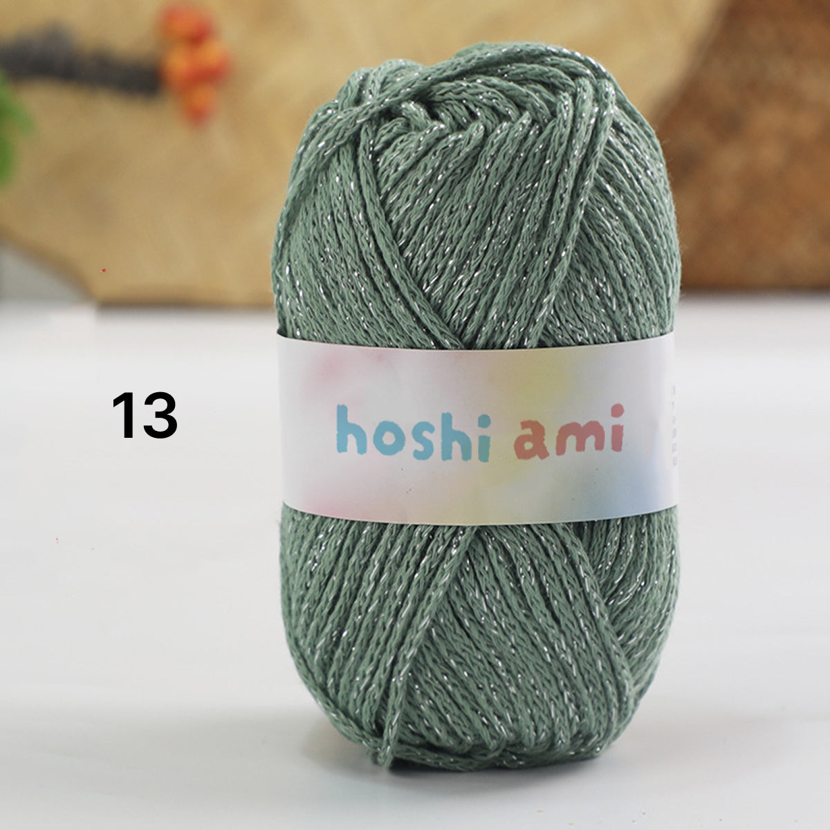 Starlight Lame Cotton（スターライト・ラメコットン）50g｜ふんわりコットン×きらめく銀糸｜バッグ・帽子・韓国風小物に｜高見えデザイン｜全29色