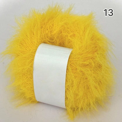 Mochi Fur Yarn（モチファーヤーン）50g｜ふわもこ・フェイクファー・パステルカラー｜帽子・マフラー｜韓国トレンド｜全15色