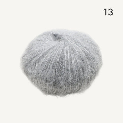 Fuwari Mohair（フワリモヘア）25g｜極上の肌触り｜綿あめのように軽やか｜引き揃え・透かし編み・ベビーウェアに｜全40色