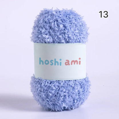 Leaf Ribbon Yarn（リーフリボンヤーン）｜韓国風ファンシーヤーン｜単独でも引き揃え用としても最適｜純色＆グラデーション｜全33色