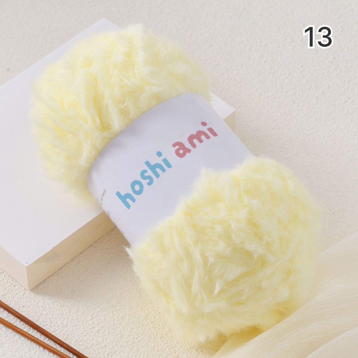 Fake Fur Yarn（フェイクファーヤーン）100g｜極太｜もこもこ エコファー｜星ポンチョ・マフラー・バッグ・ラグ｜全22色