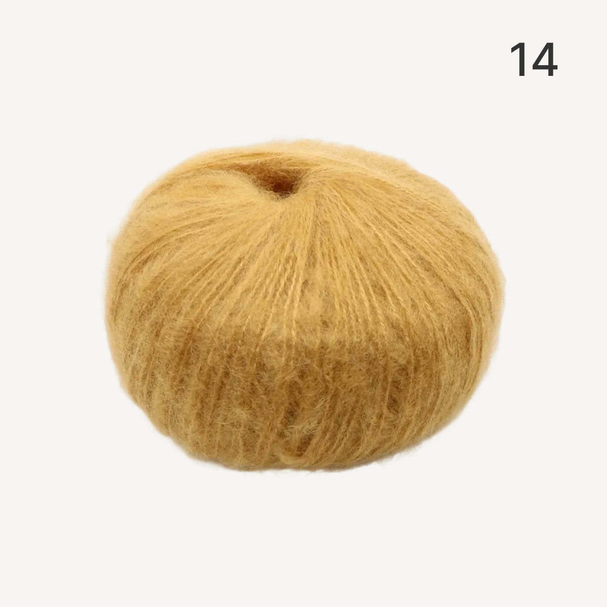 Fuwari Mohair（フワリモヘア）25g｜極上の肌触り｜綿あめのように軽やか｜引き揃え・透かし編み・ベビーウェアに｜全40色