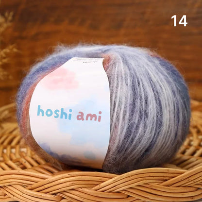 Cloud Mohair（クラウドモヘア）50g｜雲のように美しい段染め｜シルク混モヘア・シルクウール配合｜全20色