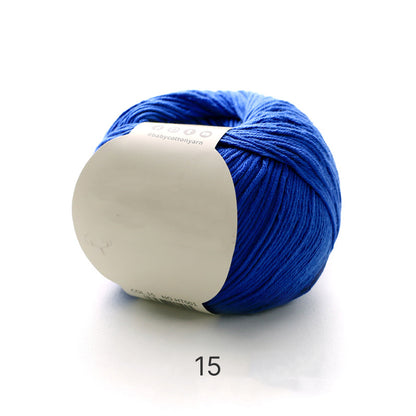 【綿100%】Pure Cotton（ピュアコットン）50g｜100%コットン糸｜通気性抜群で心地よい｜ベビー服・オールシーズン対応