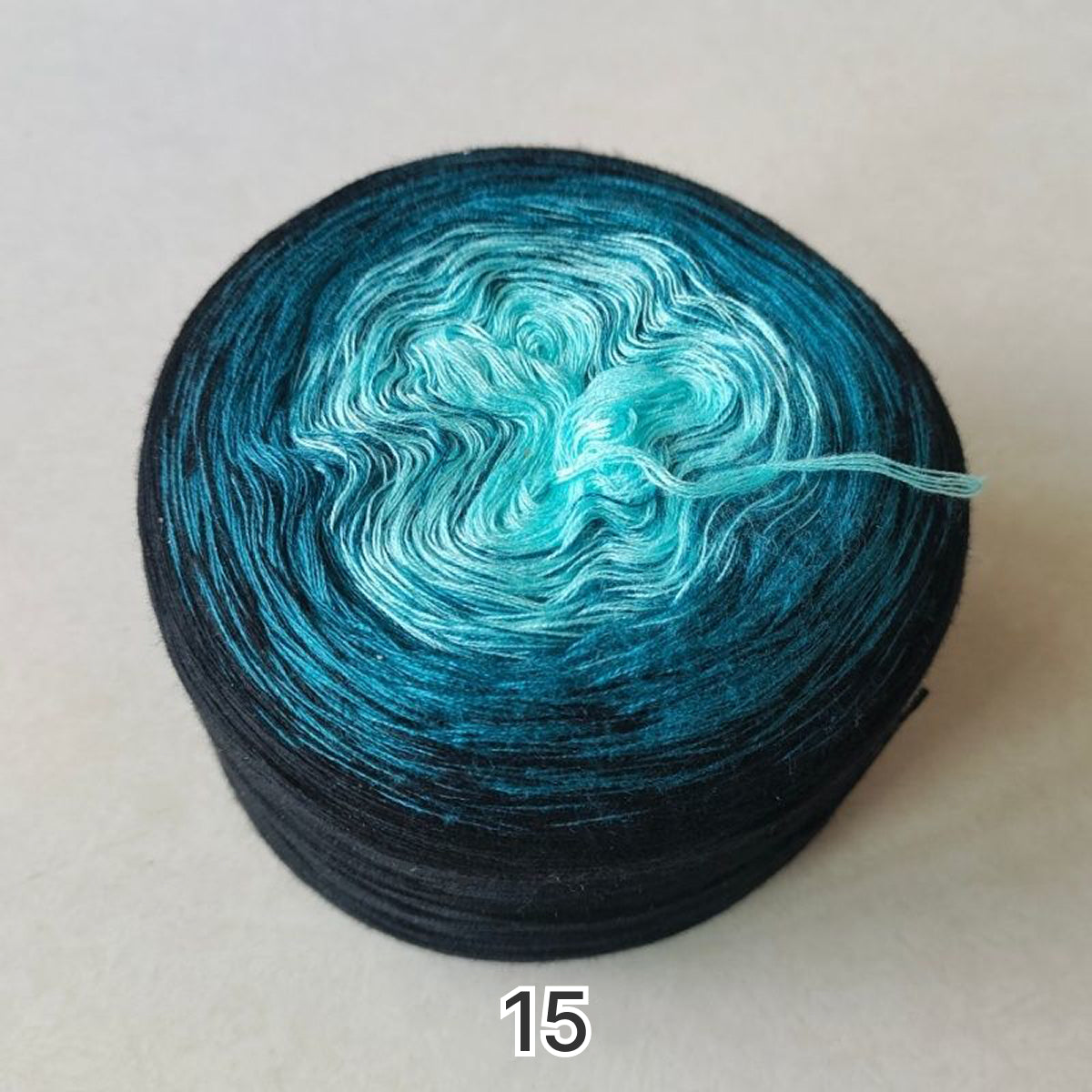 【シルケット加工・綿100%】Joyful Cake Yarn（ジョイフルケーキヤーン）｜ロングピッチ段染め・韓国風｜夏用ウェア・ショール・ブランケットに最適｜全37色｜電子版 ショール編みレシピ プレゼント！