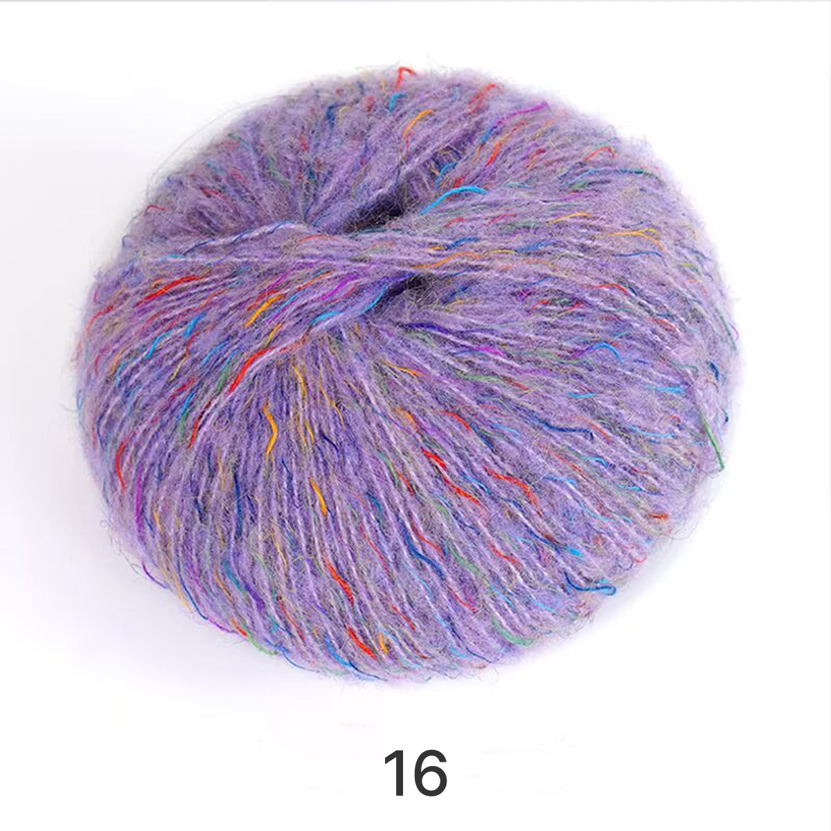 Hanabi Alpaca（ハナビ アルパカ）50g｜花火の彩り｜スーパーキッドモヘヤ＆アルパカ混｜韓国トレンド｜引き揃え風の華やかさ｜ファンシーヤーン｜全16色