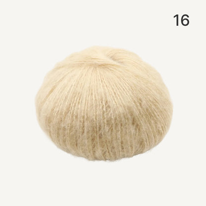 Fuwari Mohair（フワリモヘア）25g｜極上の肌触り｜綿あめのように軽やか｜引き揃え・透かし編み・ベビーウェアに｜全40色
