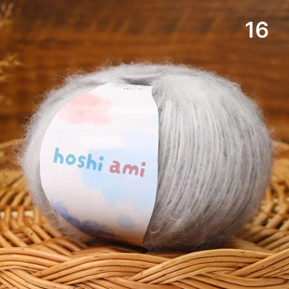 Cloud Mohair（クラウドモヘア）50g｜雲のように美しい段染め｜シルク混モヘア・シルクウール配合｜全20色