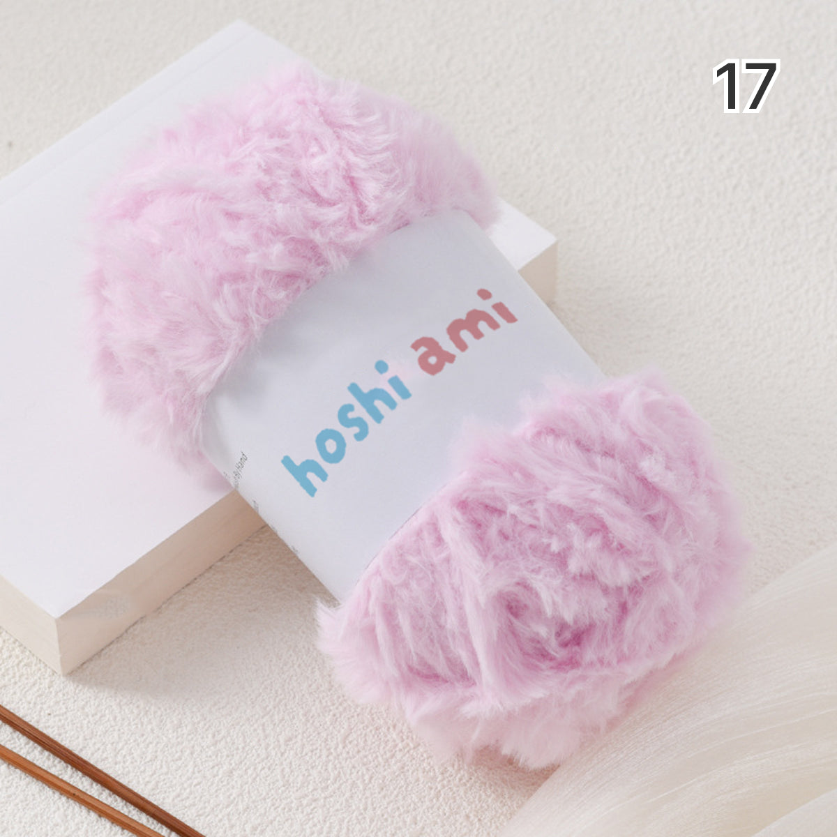 Fake Fur Yarn（フェイクファーヤーン）100g｜極太｜もこもこ エコファー｜星ポンチョ・マフラー・バッグ・ラグ｜全22色