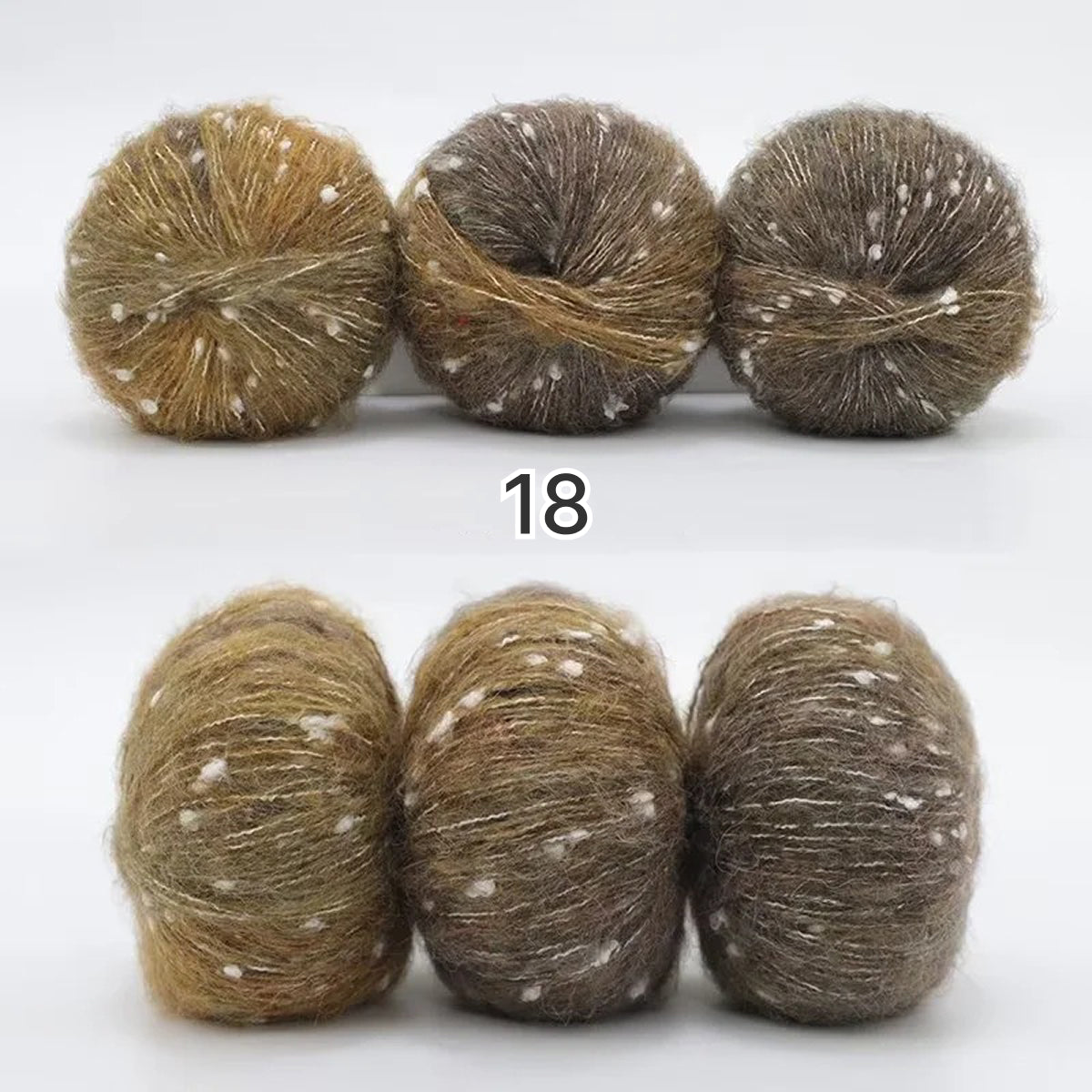 Milky Way Mohair（ミルキーウェイ・モヘア）50g｜美しい段染め｜ふわふわのウール・モヘア混｜マフラー作りに｜全18色