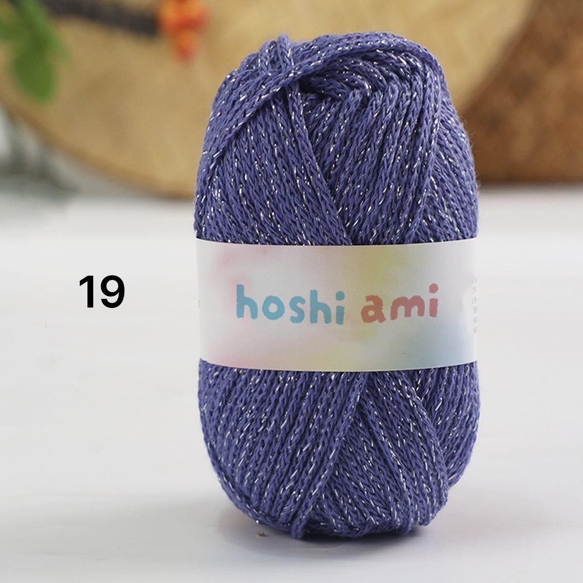 Starlight Lame Cotton（スターライト・ラメコットン）50g｜ふんわりコットン×きらめく銀糸｜バッグ・帽子・韓国風小物に｜高見えデザイン｜全29色