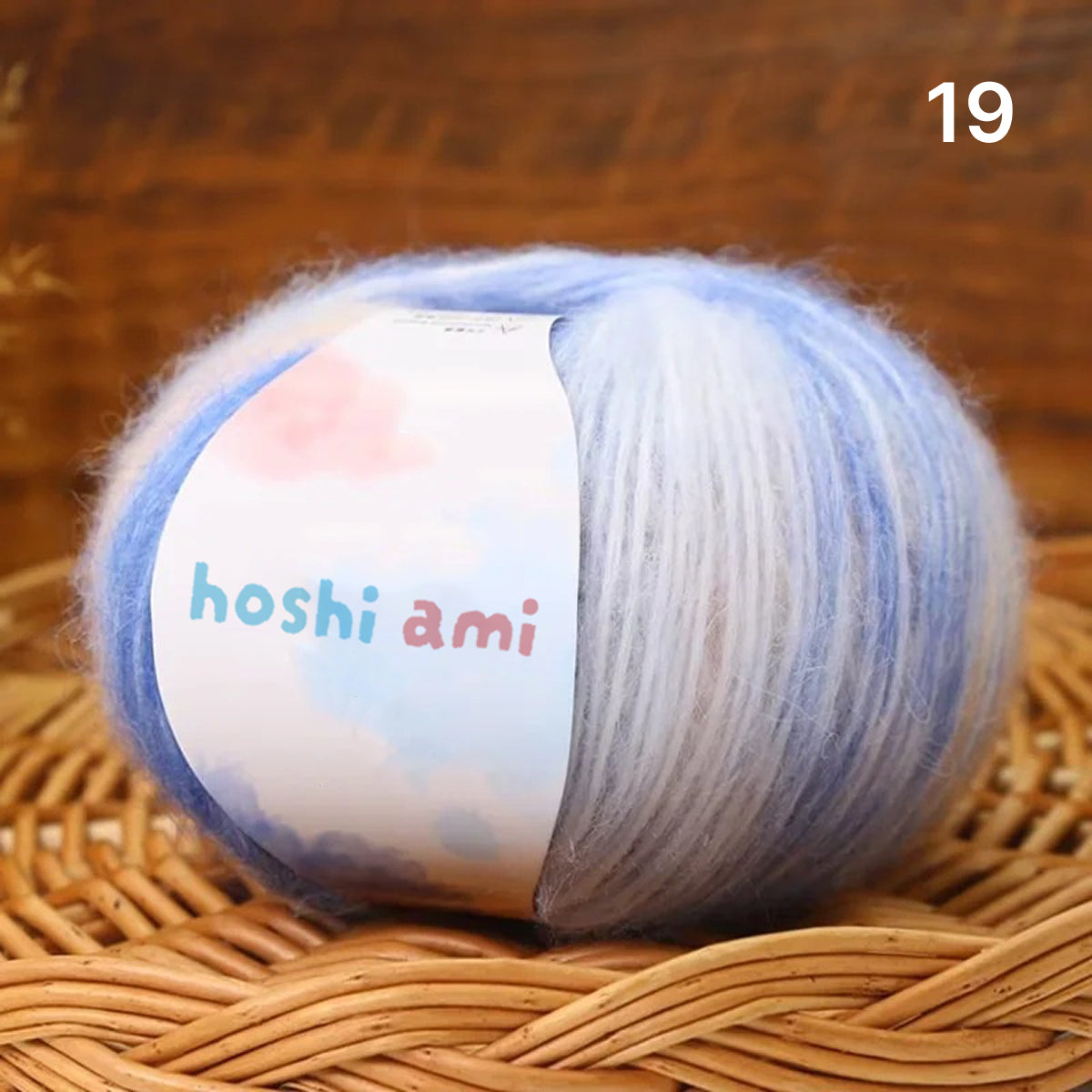 Cloud Mohair（クラウドモヘア）50g｜雲のように美しい段染め｜シルク混モヘア・シルクウール配合｜全20色