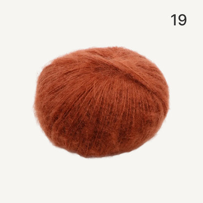 Fuwari Mohair（フワリモヘア）25g｜極上の肌触り｜綿あめのように軽やか｜引き揃え・透かし編み・ベビーウェアに｜全40色