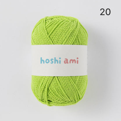 【手編みキット】ゆるバッグ｜韓国風コットンメッシュバッグ ｜全23色｜ワンハンドルバッグ｜初心者向け｜編み方動画付き