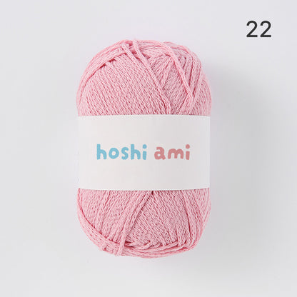 【手編みキット】ゆるバッグ｜韓国風コットンメッシュバッグ ｜全23色｜ワンハンドルバッグ｜初心者向け｜編み方動画付き