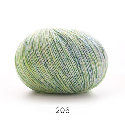 Mix Lily Yarn（ミックスリリヤーン）150g｜絵画のようなミックスカラー｜コットン混リリヤーン｜約375mの大容量｜ウェア・ブランケットに｜全13色