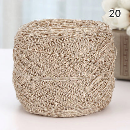 Pure Linen（ピュアリネン）100g｜リネン100％糸｜春夏にぴったりのさらっとした天然素材｜ウェア・帽子・バッグ・インテリア小物に｜全36色