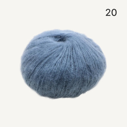 Fuwari Mohair（フワリモヘア）25g｜極上の肌触り｜綿あめのように軽やか｜引き揃え・透かし編み・ベビーウェアに｜全40色