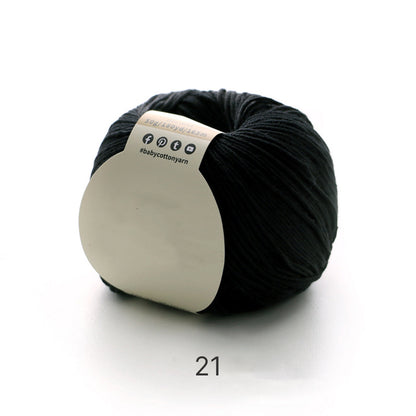 【綿100%】Pure Cotton（ピュアコットン）50g｜100%コットン糸｜通気性抜群で心地よい｜ベビー服・オールシーズン対応