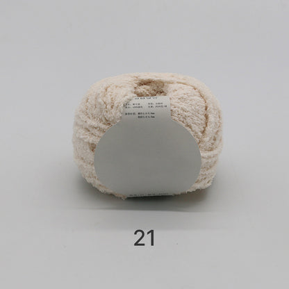Cotton Candy Yarn（コットンキャンディヤーン）50g｜韓国で大流行｜ふわもこマシュマロ糸｜鉢底ネット編み・ネット編み・マフラー・帽子・編みぐるみ向け