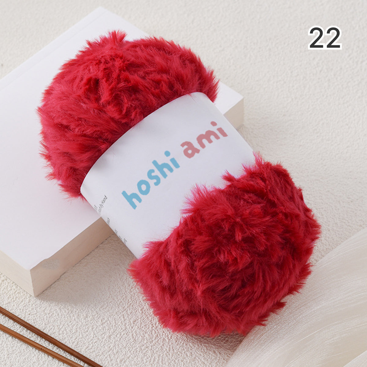Fake Fur Yarn（フェイクファーヤーン）100g｜極太｜もこもこ エコファー｜星ポンチョ・マフラー・バッグ・ラグ｜全22色