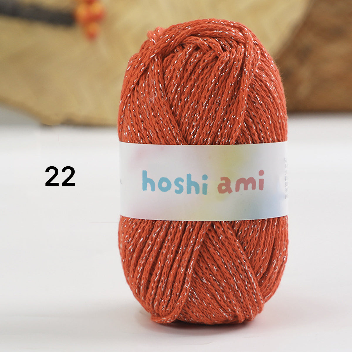 Starlight Lame Cotton（スターライト・ラメコットン）50g｜ふんわりコットン×きらめく銀糸｜バッグ・帽子・韓国風小物に｜高見えデザイン｜全29色