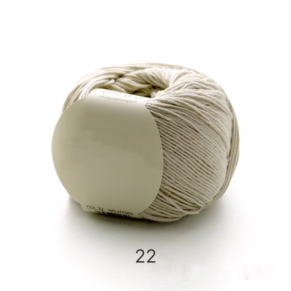【綿100%】Pure Cotton（ピュアコットン）50g｜100%コットン糸｜通気性抜群で心地よい｜ベビー服・オールシーズン対応