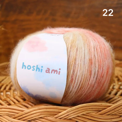 Cloud Mohair（クラウドモヘア）50g｜雲のように美しい段染め｜シルク混モヘア・シルクウール配合｜全20色