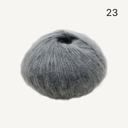 Fuwari Mohair（フワリモヘア）25g｜極上の肌触り｜綿あめのように軽やか｜引き揃え・透かし編み・ベビーウェアに｜全40色