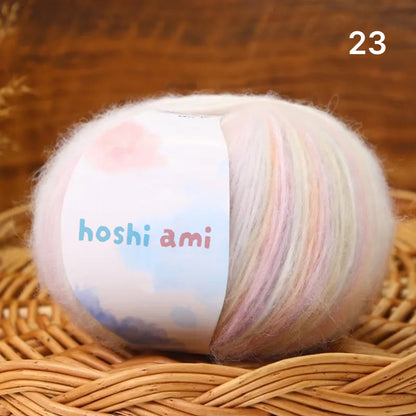 Cloud Mohair（クラウドモヘア）50g｜雲のように美しい段染め｜シルク混モヘア・シルクウール配合｜全20色