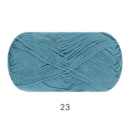 Premium Combed Cotton Lite（プレミアム・コーマコットン・ライト）40g｜高品質4ply｜軽やかで滑らかな編み心地｜推し活にぴったり｜初心者にもおすすめ｜全67色　