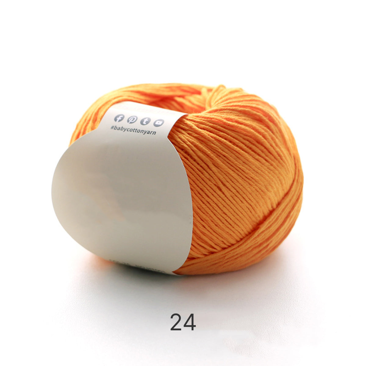 【綿100%】Pure Cotton（ピュアコットン）50g｜100%コットン糸｜通気性抜群で心地よい｜ベビー服・オールシーズン対応