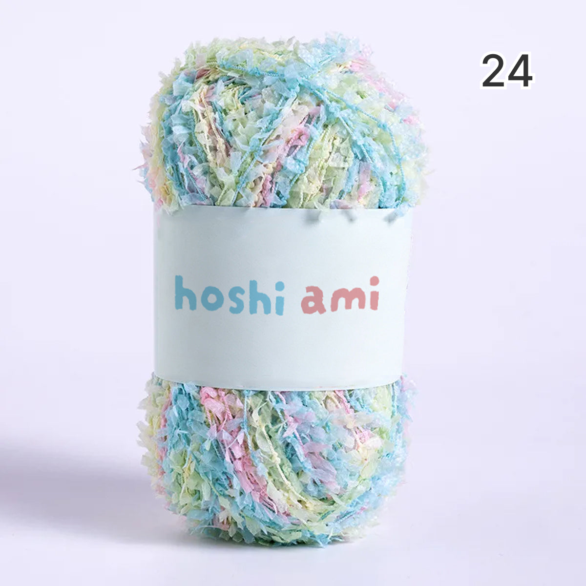 Leaf Ribbon Yarn（リーフリボンヤーン）｜韓国風ファンシーヤーン｜単独でも引き揃え用としても最適｜純色＆グラデーション｜全33色