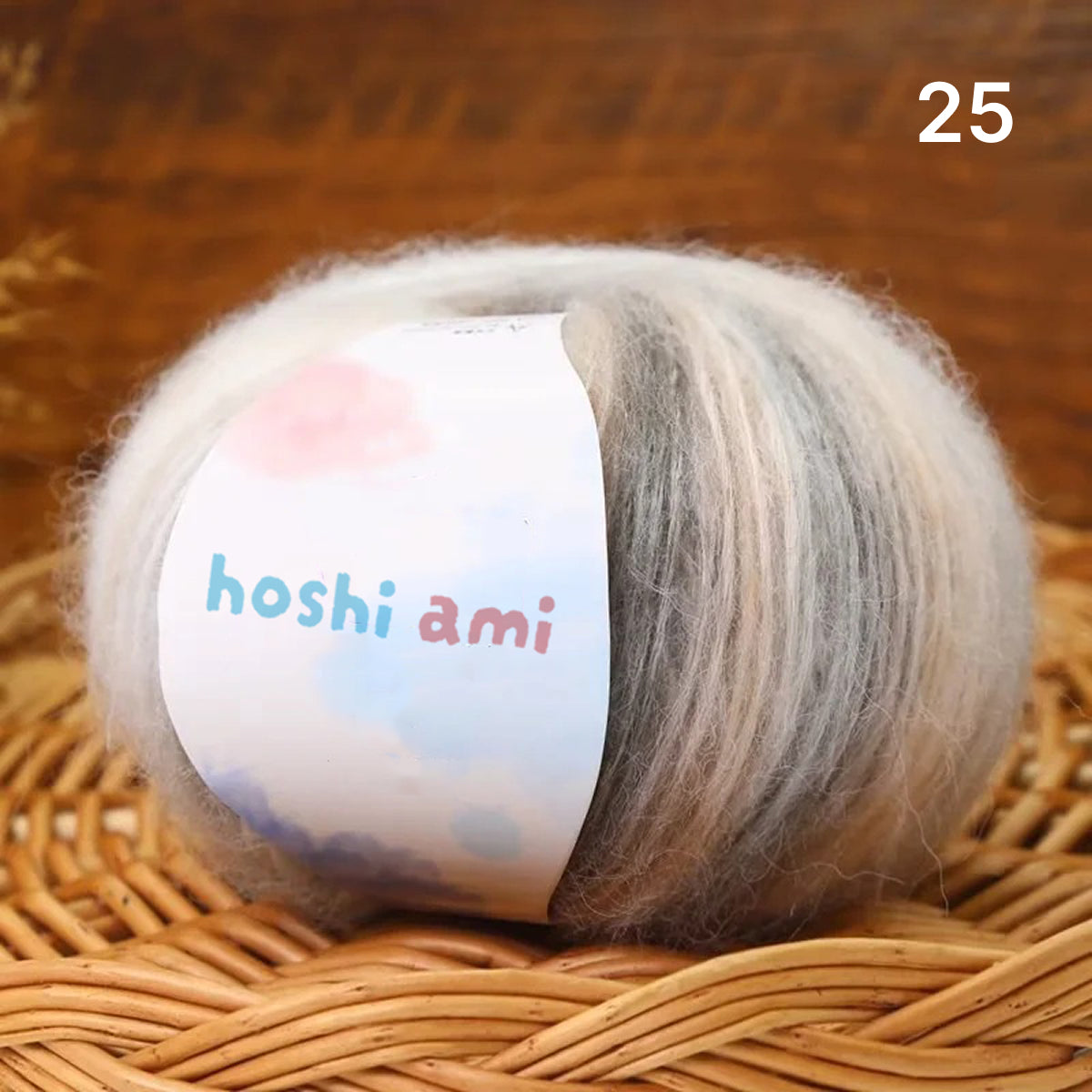 Cloud Mohair（クラウドモヘア）50g｜雲のように美しい段染め｜シルク混モヘア・シルクウール配合｜全20色