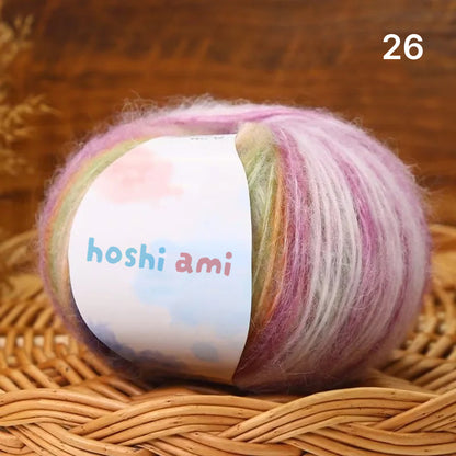 Cloud Mohair（クラウドモヘア）50g｜雲のように美しい段染め｜シルク混モヘア・シルクウール配合｜全20色