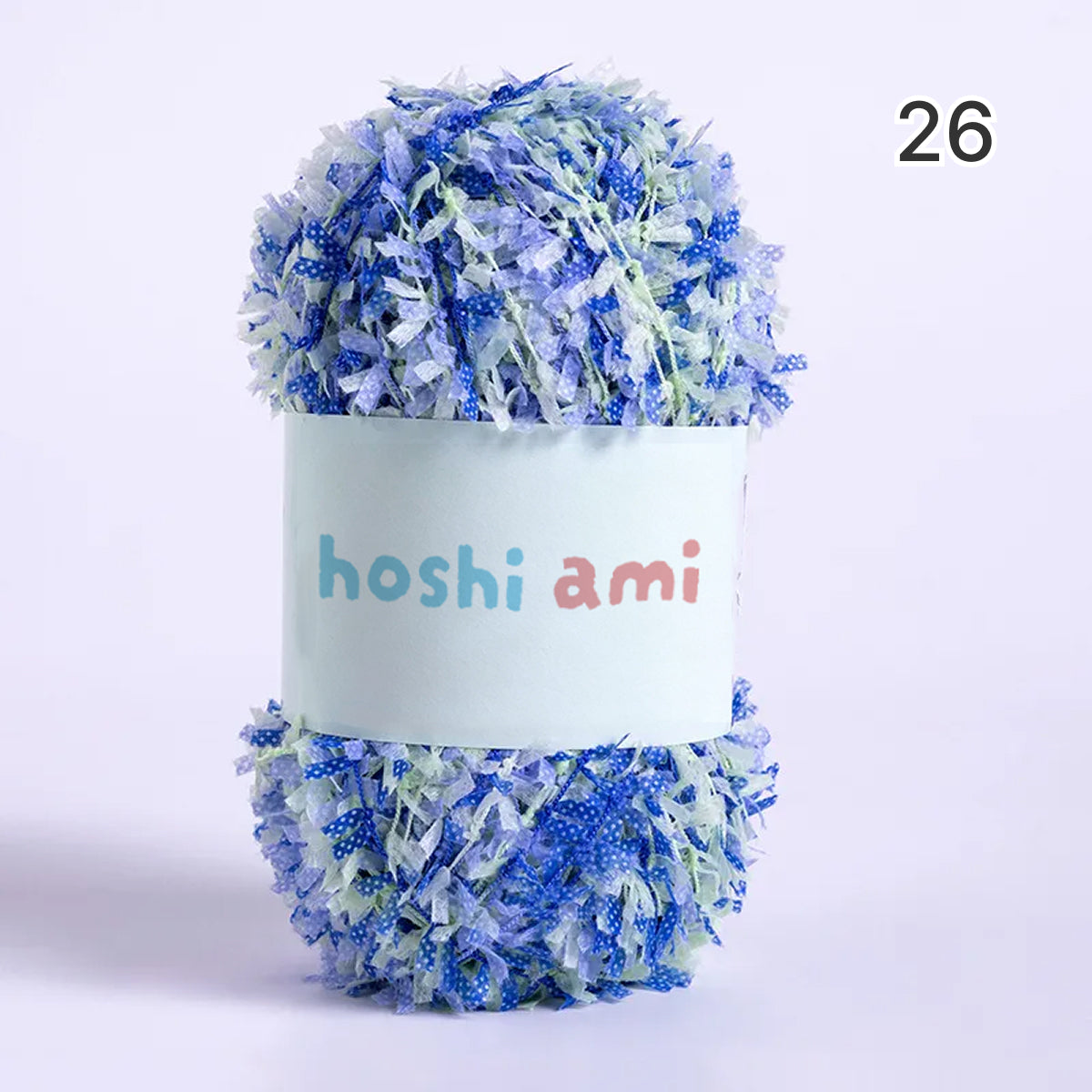 Leaf Ribbon Yarn（リーフリボンヤーン）｜韓国風ファンシーヤーン｜単独でも引き揃え用としても最適｜純色＆グラデーション｜全33色