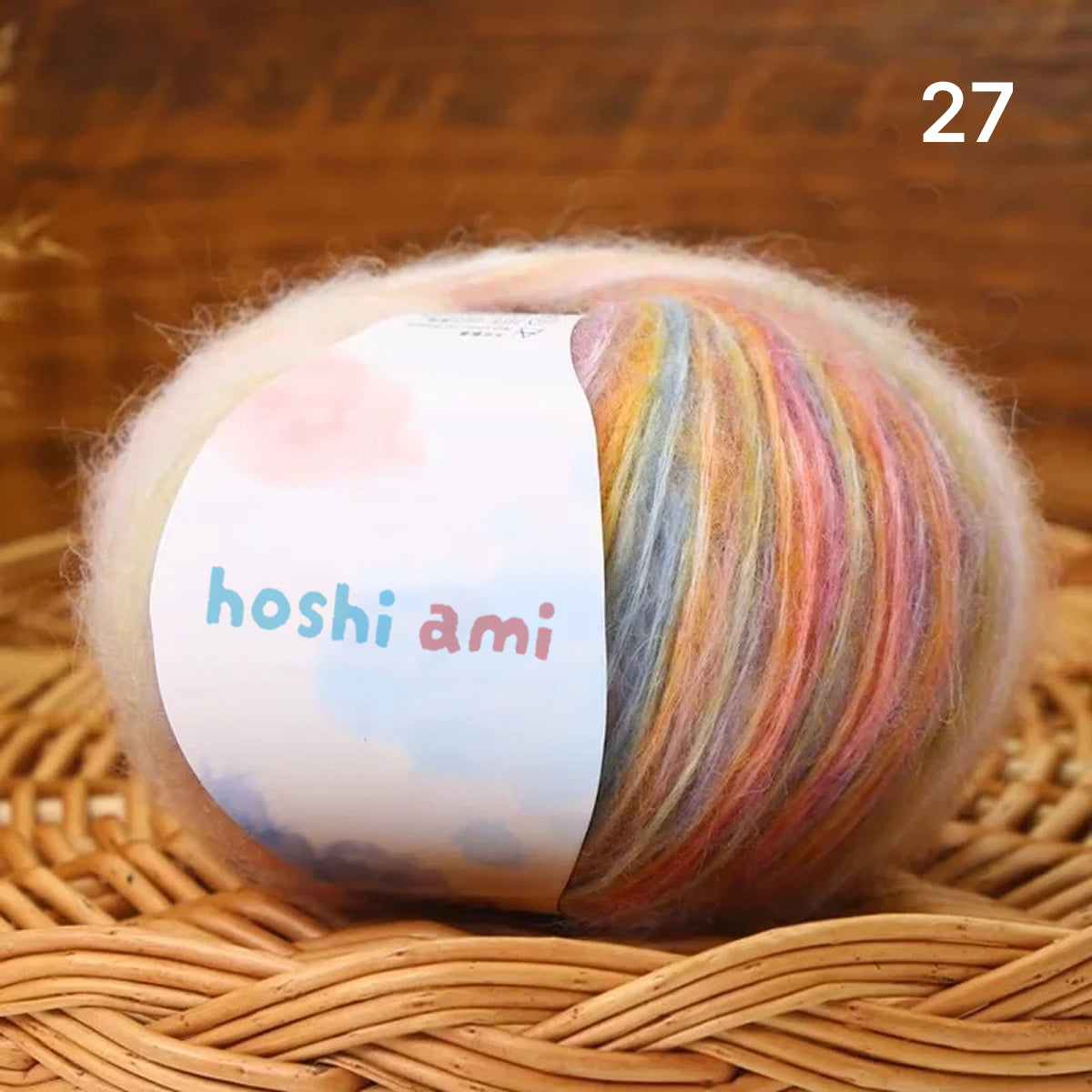 Cloud Mohair（クラウドモヘア）50g｜雲のように美しい段染め｜シルク混モヘア・シルクウール配合｜全20色