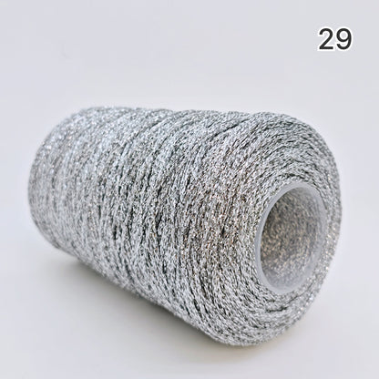 Jewel Metallic Yarn（ジュエルメタリックヤーン）200g｜メタリックな輝き｜韓国トレンド｜スマホショルダー・バッグ作りに｜大容量｜全29色