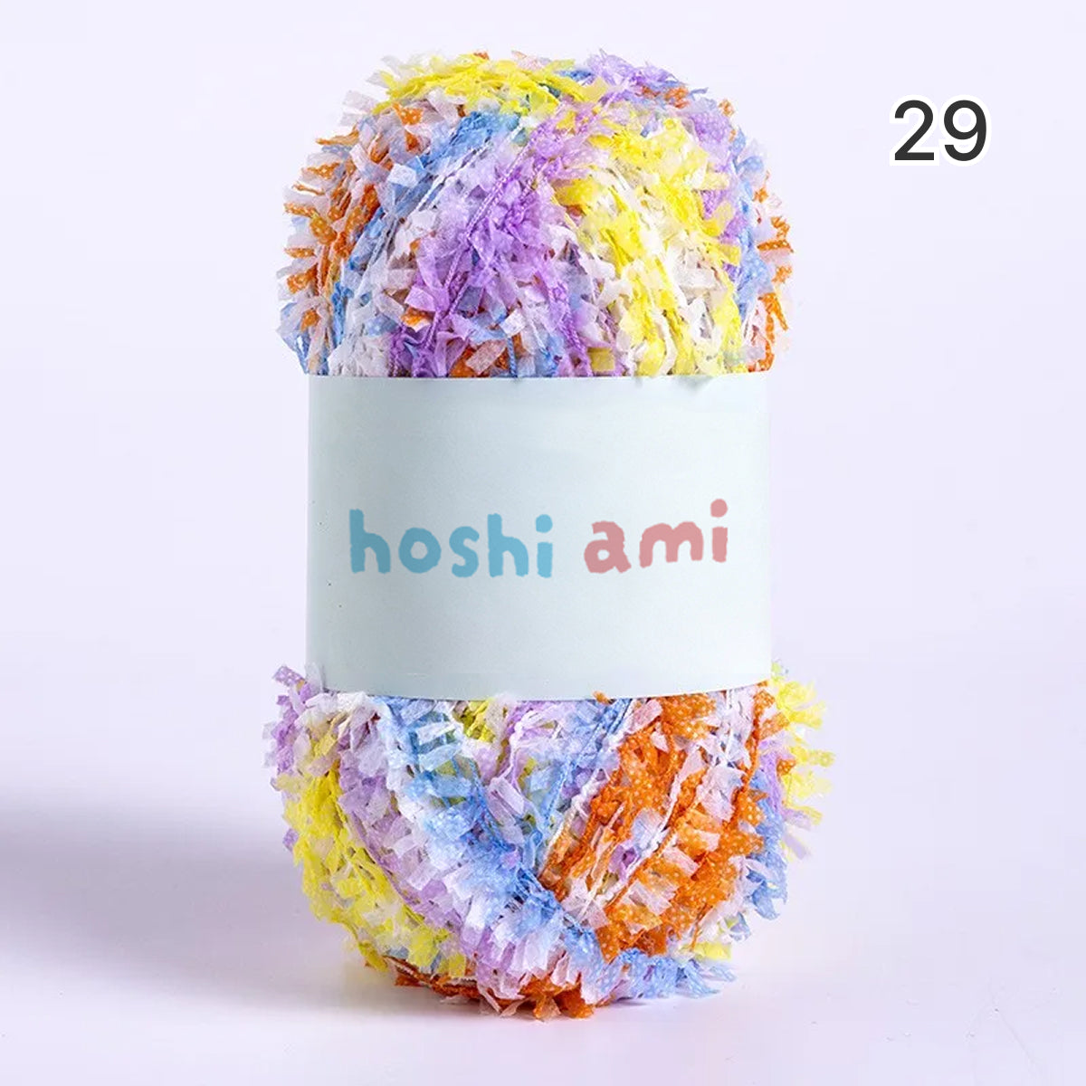 Leaf Ribbon Yarn（リーフリボンヤーン）｜韓国風ファンシーヤーン｜単独でも引き揃え用としても最適｜純色＆グラデーション｜全33色