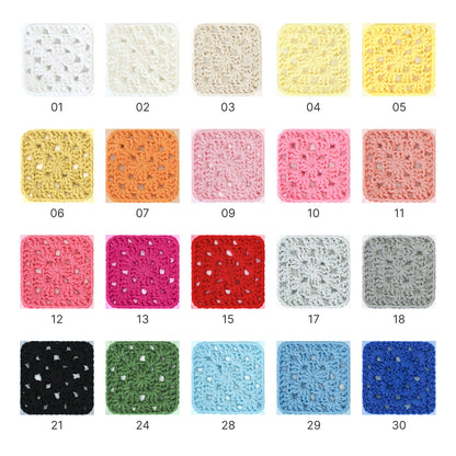 Premium Combed Cotton（プレミアム・コーマコットン）50g｜高品質 5ply｜初心者にもおすすめの高耐久毛糸｜あみぐるみ〜服まで幅広く使える｜全39色