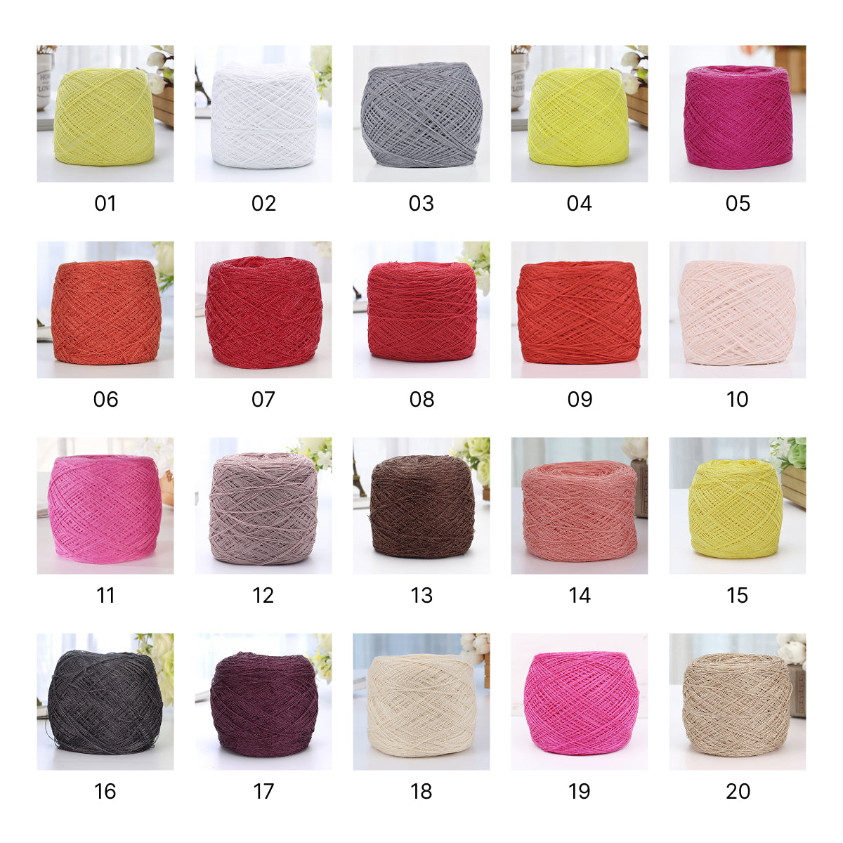 Pure Linen（ピュアリネン）100g｜リネン100％糸｜春夏にぴったりのさらっとした天然素材｜ウェア・帽子・バッグ・インテリア小物に｜全36色