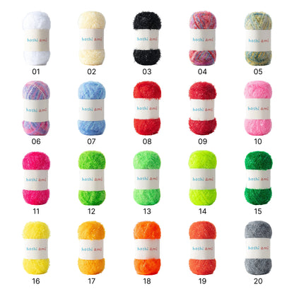 Bling Susemi Yarn（ブリングスセミヤーン）｜韓国スセミ糸｜キラキラファンシーヤーン｜引き揃えにもおすすめ｜全38色