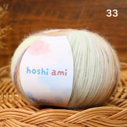 Cloud Mohair（クラウドモヘア）50g｜雲のように美しい段染め｜シルク混モヘア・シルクウール配合｜全20色