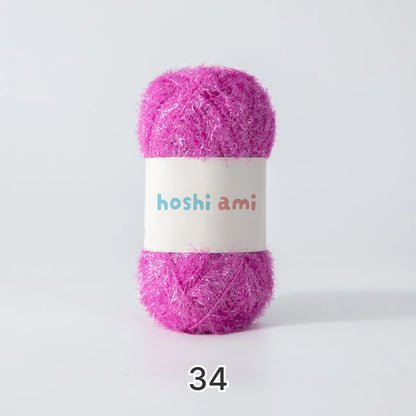 Bling Susemi Yarn（ブリングスセミヤーン）｜韓国スセミ糸｜キラキラファンシーヤーン｜引き揃えにもおすすめ｜全38色