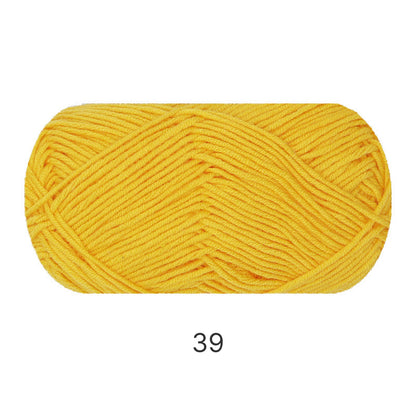 Premium Combed Cotton Lite（プレミアム・コーマコットン・ライト）40g｜高品質4ply｜軽やかで滑らかな編み心地｜推し活にぴったり｜初心者にもおすすめ｜全67色　