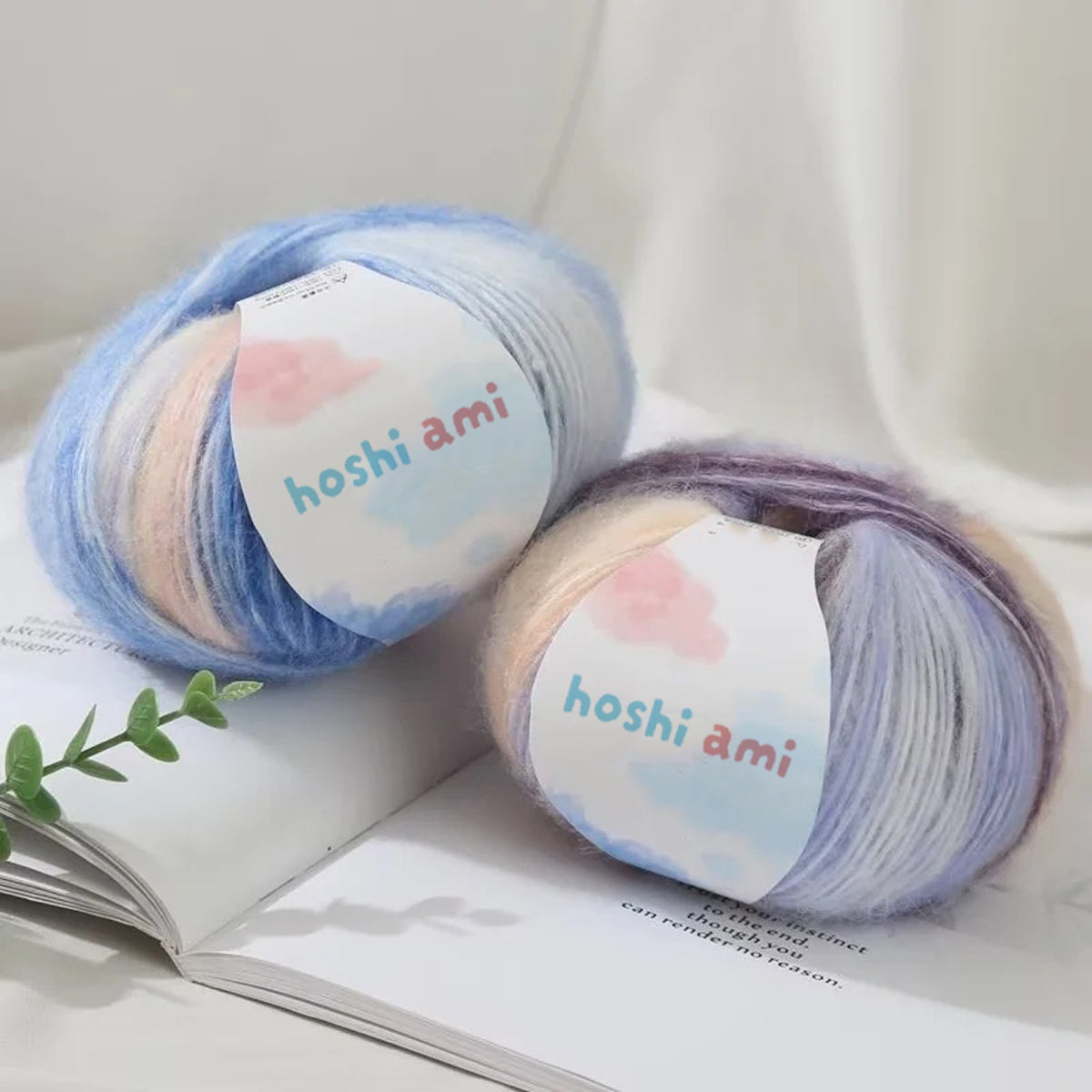 Cloud Mohair（クラウドモヘア）50g｜雲のように美しい段染め｜シルク混モヘア・シルクウール配合｜全20色