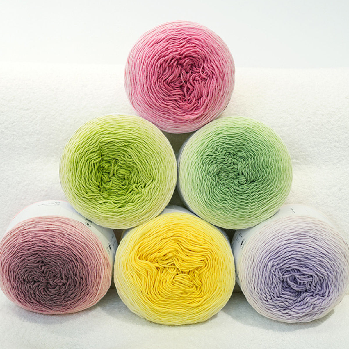 No Fur Yarn（ノンファーヤーン） 230g｜ふんわり綿混グラデーション糸｜1玉でベストが完成｜大人可愛いニュアンスカラー｜コットン混｜全9色